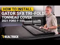 How to Install Gator SFX Tri-Fold Tonneau Cover on a 2021 Ford F-150