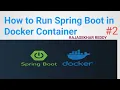 How to Run Spring Boot Application in Docker Container Dockerizing your Spring Boot Application