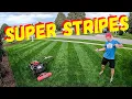 HOW TO MOW SUPER STRIPES IN YOUR LAWN FOR BEGINNERS