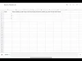 Setting up Density of Metals Lab Google Sheet