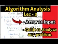 What is O n Algorithm Analysis - Lec 3 Time Space complexity GATE Interview DAA
