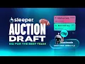Auction Drafts Are Here