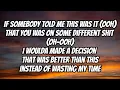 Shoulda Never – Kehlani ft. Usher (Lyrics)