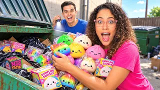 ACHAMOS DUMPLYNG SQUISHY RAROS NO LIXO DO CONDOMÍNIO! Inacreditável!