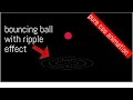 Pure CSS Animation CSS Bouncing Ball Ripple Effect
