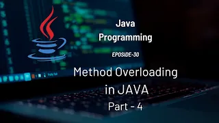 Method Overloading in JAVA Java Methods 30