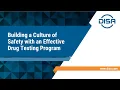 DISA Drug Testing Industry Update - Challenges Threats and Tools