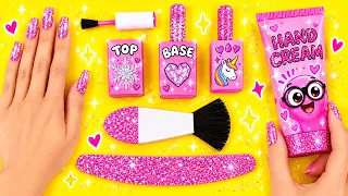 💅 How to Build an AMAZING Paper Nail Salon! ✂️✨