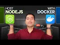 Host Node js App on VPS with Docker Docker Compose Step-by-Step Guide
