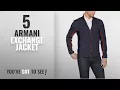 Top 10 Armani Exchange Jacket 2018 Armani Exchange Men s Casual Leather Collar and Red Zipper