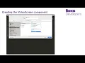 09 SceneGraph Build a Roku Channel Displaying ads