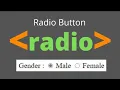 How To Create Custom Radio Button In HTML Hindi Radio Button In HTML