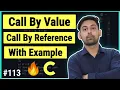 Call By Value Call By Reference With Example In C Explain In Hindi By Nirbhay Kaushik