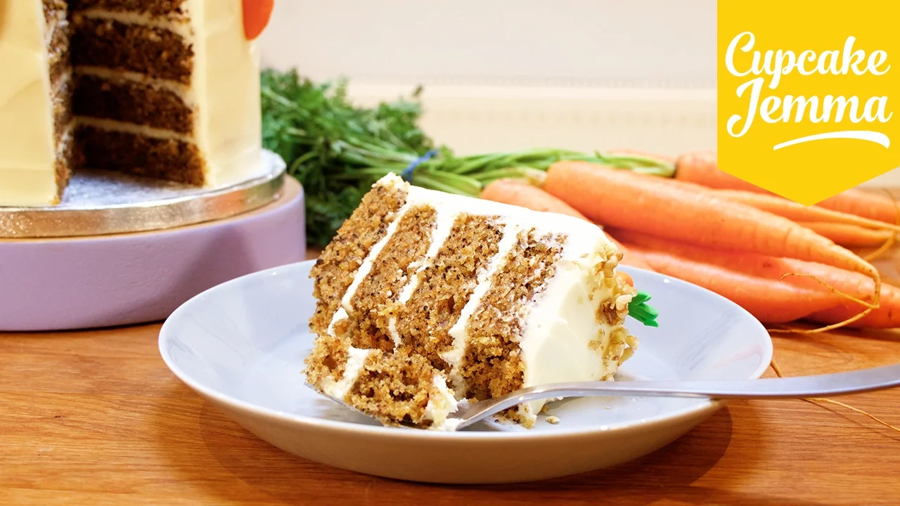 The ULTIMATE Healthy Carrot Cake Recipe (No Refined Sugar! Gluten Free!)