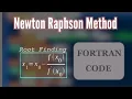 Fortran Program for Newton Raphson Method Numerical Method Root Finding