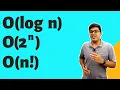 Logarithmic time complexity Exponential time complexity and Factorial time complexity