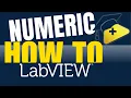 How to use Numeric in LabVIEW