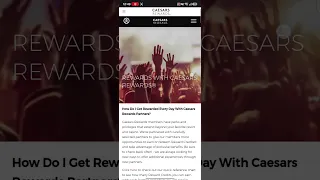 Caesars account walkthrough