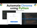 Automate Browser using Python selenium automation