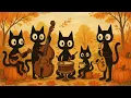 Download Lagu Black Cats Autumn Jazz: Deep Bass Background Music for Peaceful Focus and Relaxing Creativity