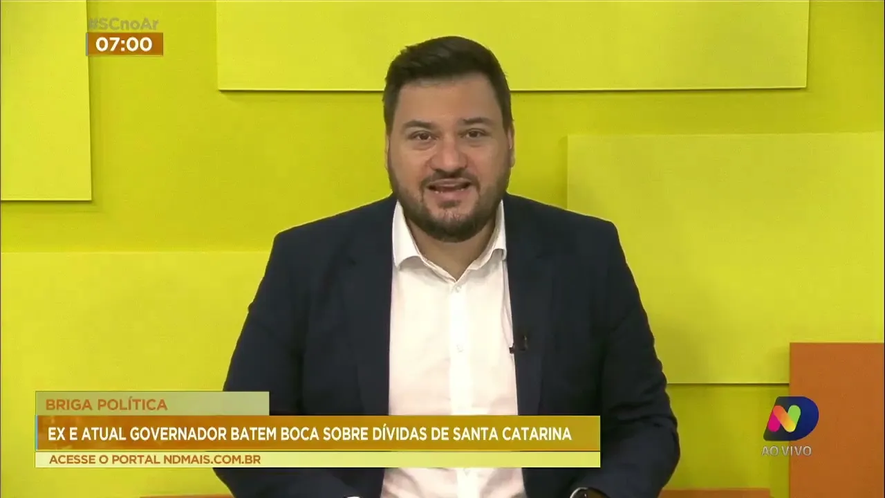 Santa Catarina: Ex e atual governador discutem sobre dívidas do estado