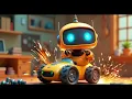 Lagu 🚀🤖 Five Little Robots Song for Kids | Fun Nursery Rhyme \u0026 Dance | Learn \u0026 Sing Along!