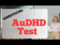 The AUD Self-Test You Need to Try