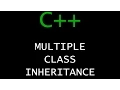 C Programming Tutorial 62 - Multiple Class Inheritance