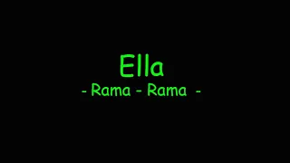 Download Ella - Rama Rama MP3