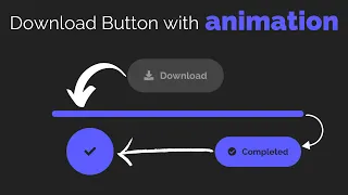 Download How to create Download Button Micro Interaction With Animation Using HTML and CSS MP3