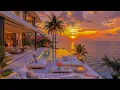 Download Lagu Bossa Nova Jazz and Calming Ambiance at Sunset - Luxury Beachfront Resort with Soothing Jazz