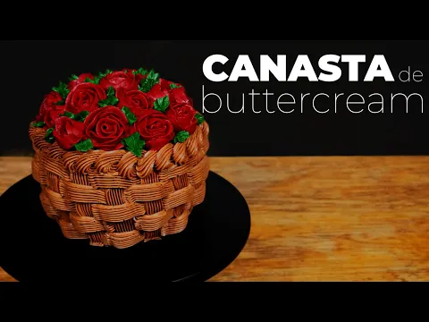 Download MP3 Aprende a decorar un pastel con forma de canasta y rosas de buttercream | FonQui
