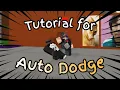 AUTO DODGE TUTORIAL Tutorial