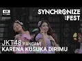 Download Lagu [4K] JKT48 - KARENA KUSUKA DIRIMU | SYNCHRONIZE 2025 | 20251004 - GAMBIR EXPO KEMAYORAN | Hansip CAM