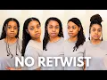 5 Easy NO RETWIST Loc Styles Tutorial Locs