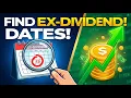 Maximize Dividends How to Find Ex-Dividend Dates for Stocks