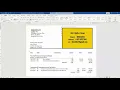 Australia Imagine Time utility bill template