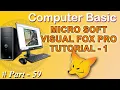 Visual Fox Pro Tutorial 1 Learn Visual Fox Pro 6 0 Computer Basic Fox Pro Tutorial