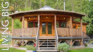Spectacular Wooden Roundhouse Takes the Classic Yurt to the Next Level