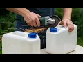 Oude jerrycan wordt een schat: een briljant doe-het-zelfidee dat je geld en ruimte bespaart.