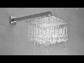 New shower system with 2-function handheld polished chrome 10 shower faucet