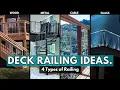 147 Outdoor Deck Railing ideas For All Budgets Including Wood Cable Metal etc