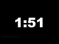 1 minute 51 seconds 111 secs clock timer countdown Alarm Focus