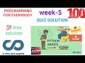 Programming for everybody getting started with python week-5 Coursera quiz solution