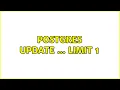 Postgres UPDATE LIMIT 1
