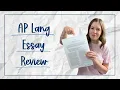 AP Lang Essay Review