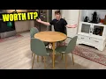 Small Round Dining Table Set for 4 Space Saving Review