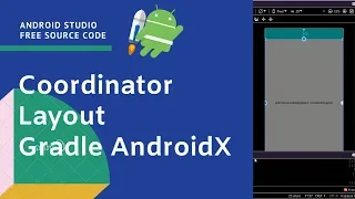 SOLVED Coordinator Layout Error Gradle AndroidX - Android Studio