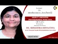 INTRODUCTION TO JAVA PART - 02 OOP WITH JAVA LECTURE 02 BY MR SHRADDHA SRIVASTAVA AKGEC