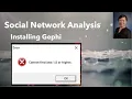 Social Network Analysis Installing Gephi How to fix error Cannot find Java 1 8 or higher